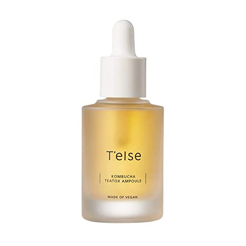 T'else Kombucha Teatox Ampoule, Tightening Deep Faical Moisturizing, Vegan, Hydrate and Soften the Skin, 1.01 Fl Oz, 30ml