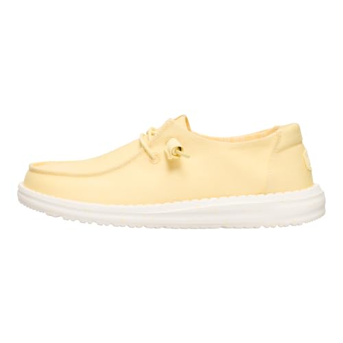 Image of HEYDUDE Women's Wendy Stretch Canvas Slip On Shoes | Easy On Loafer