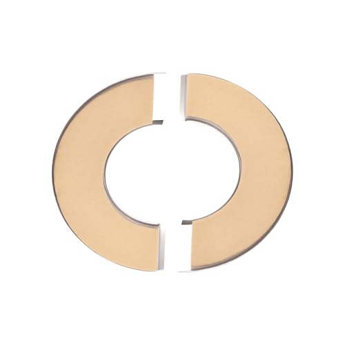 Brida dividida de pared de acero inoxidable, placa redonda embellecedora para tubo de 35 mm 5