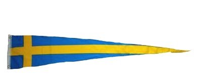 Fahnenwelt Langwimpel Schweden Fahne Flagge Wimpel NEU 30 cm x 150 cm Gelb, Blau