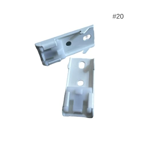Image of Jangirh Basics L Patti / Bracket for Holding Track Curtain Channel Ceiling Bracket 2 pcs (Ceiling Bracket, 2.0 Cm)