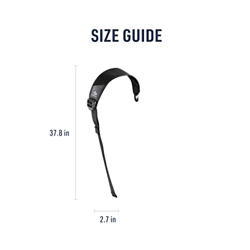 Sea to Summit - Dry Bag Sling - Detachable Shoulder Strap - Comfortable 3D Mesh Shoulder Pad - Compatible With Lightweight, Evac & Big River Series Dry Bags With Base Lash Point & D-Ring - Jet Black