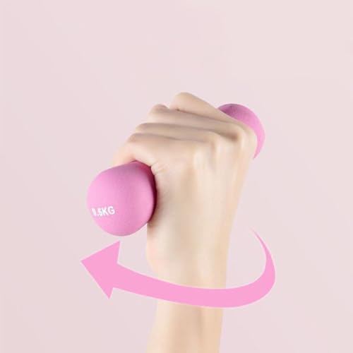 Ensemble de 2 poids haltères ergonomique non glissant