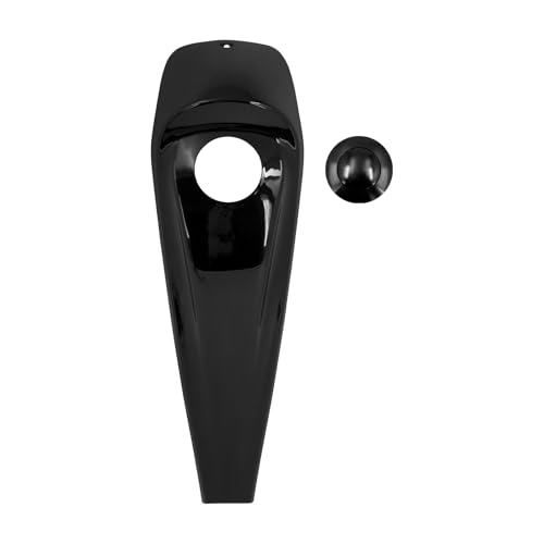Image of Motorcycle Smooth Dash Fuel Console with Gas Tank Cap Covers Fit for Harley Touring Electra Glide FLHT Road Glide FLTRX Street Glide FLHX 2008-2023 Black
