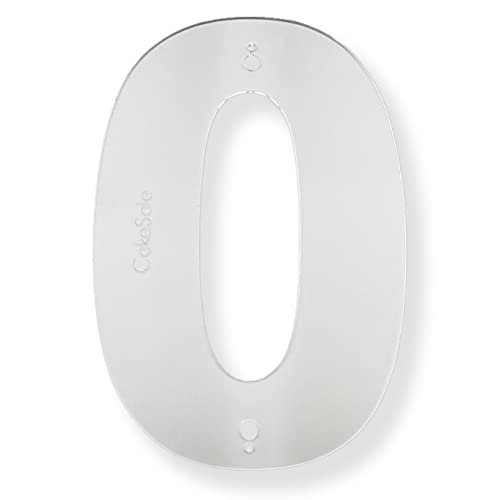 CAKESAFE - Sturdy Acrylic Single Number Cake Template -No. 0