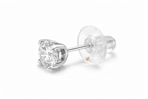 Image of Mertia Earring Back Stopper (200 Pcs) - Secure Earring Backs for Studs, Earrings Back Stopper, Silicone Earring Back Stopper, Earring Safety Backs & Ear Lobe Support