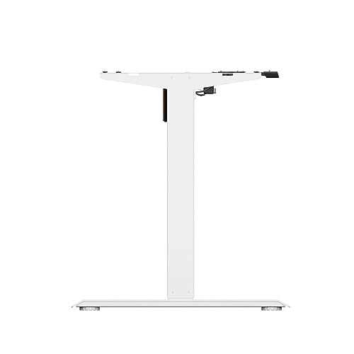 Mesa com Regulagem de Altura Elétrica Elements Misch Branca