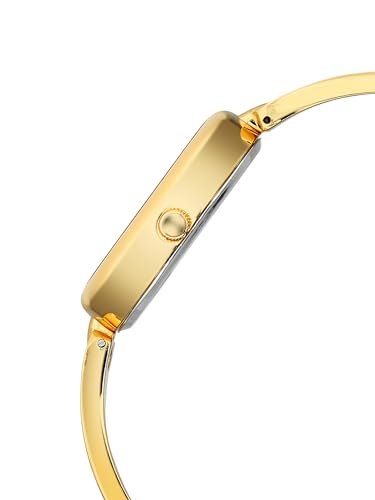 Image of Fastrack Vyb Diva with Quartz Analog Ivory Dial Gold Alloy with Enamel Fill Strap Watch for Girls - FV60117YM01W