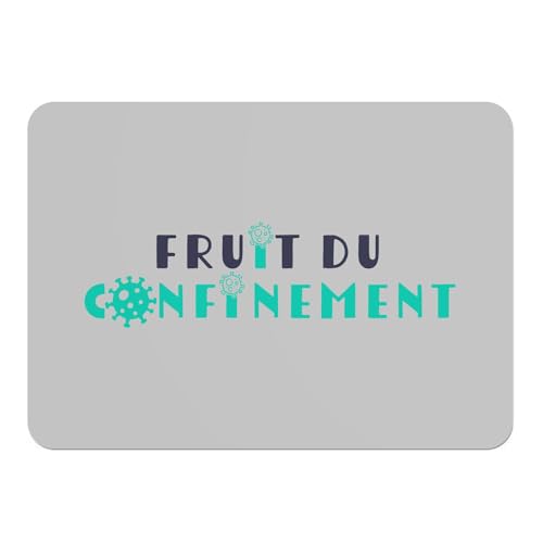 Sets de table souples en liège gris 4 pièces grand format pour repas de bébé