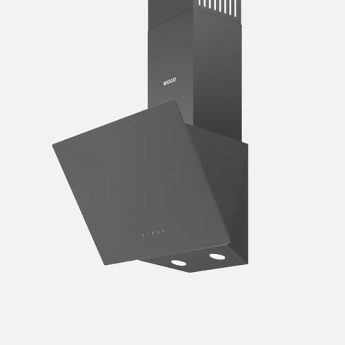 Wiggo WE-E513G Cappa Inclinata 50cm Vetro Grigio