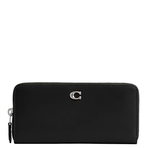 Coach Women's Slim Accordion Zip Accessory-Travel Wallet, LH/Black