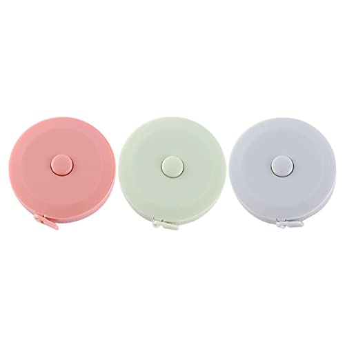 3 Cintas Métricas Mini Telescópicas Dobles 60"