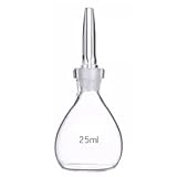 25 ml Labor-Pyknometer-Flasche für genaue Messung der Flüssigkeitsdichte, Präzisionsdichtebestimmungswerkzeug für wissenschaftliche Forschung und Laborgebrauch
