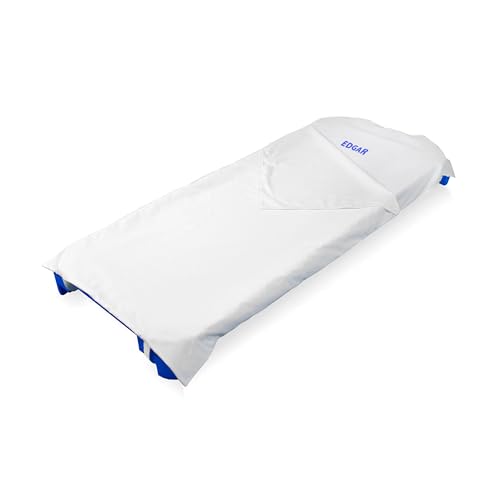 PRONENS Sábana Saco Infantil Ajustable Personalizable con Nombre Bordado – Confort, Seguridad y Siestas tranquilas en Cama o Hamaca apilable guardería 130x60 cm