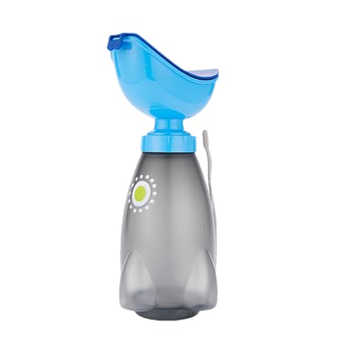 Urinoir portable pour femmes - bouteille de toilette portable pour les voyages avec couvercle et protection anti-fuites | Design ergonomique à haute capacité pour...