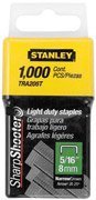 Stanley TRA205T 1,000 unidades de grapas ligeras de 516 pulgadas (paquete de 6)
