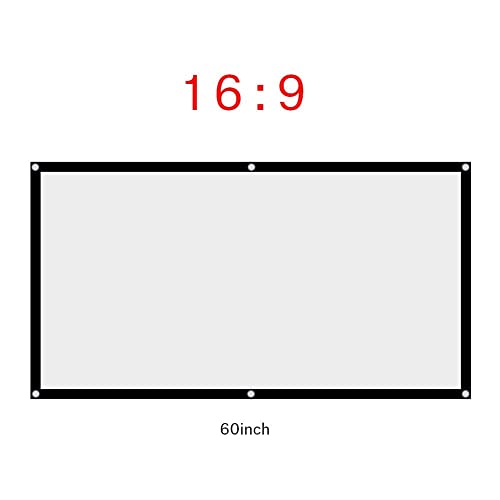 Pantalla manual portátil plegable 60 pulgadas miniatura 4