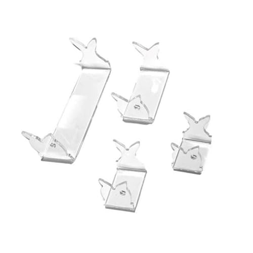 JAGTRADE Storage Rack Fishing Lure Display Holder Acrylic Fishing Lure Display Stands Clear Large Fishing Lures Easels for Baits Lure Display, 11x3.6x5cm