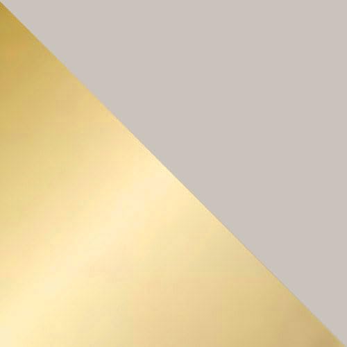 Mirjan24 Couchtisch mit Ablage Fahugin I, Ovale Form, Beine aus Metall, Kaffeetisch, Wohnzimmertische, Beistelltisch, Sofatisch, Teetisch (Cashmere, Gold) – Bild 6