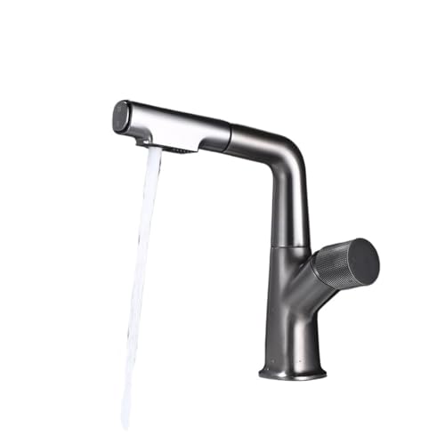 Mitigeur extractible gris pour simplifier votre routine beauté