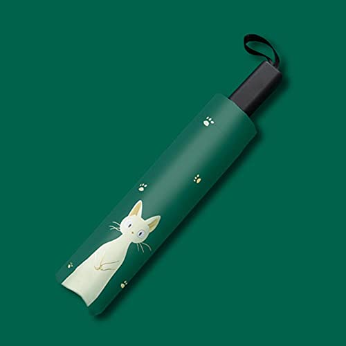 Parapluie femmes automatique chat mignon pliable coupe-vent parasol protection UV
