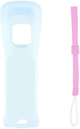 Remote Controller for Wii U Console (Pink and Deep Blue，2 Packs)