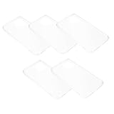 RORPOIR Coque De Té éphone Personnalisée en 5PCS Compatible avec 11 Pro Coque en Vierge pour Sublimation Protection Té éphone DIY