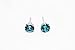 Tiny Birthstone Gemstone Post Stud Earrings in Sterling Silver | Multiple Color Choices & Sizes | Birthday Earrings for Women (3mm, December | Blue Zircon)
