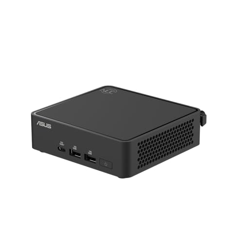 Image of ASUS NUC 15 Pro Slim Full System Mini PC with Intel Series 1 Core 3 100U, 16GB DDR5 RAM, 512GB PCIe G4x4 NVMe SSD, Thunderbolt 4, WiFi 7 & Bluetooth 5.4, Toolless Chassis Access, VESA Mount Included
