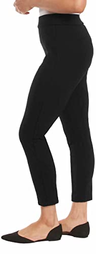 Anne Klein Womens Midweight Tummy Control Ponte Pant (Large, Black)2