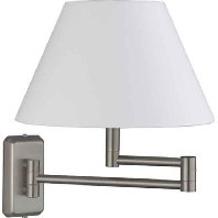 Hufnagel, Sundern - Aplique de pared de hufnagel ni-mt e27 1x60w 423511