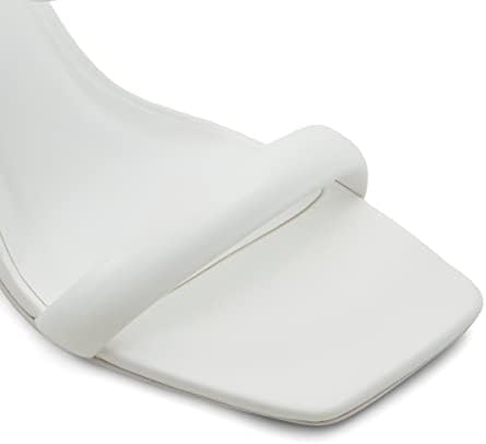 Call It Spring Women's Jewelle Heeled Sandal, White, 9 | Image 4