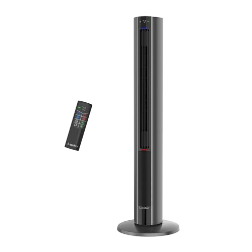 Lasko Oscillating All Season Tower Fan and Space Heater in One for Home with Adjustable Thermostat,...