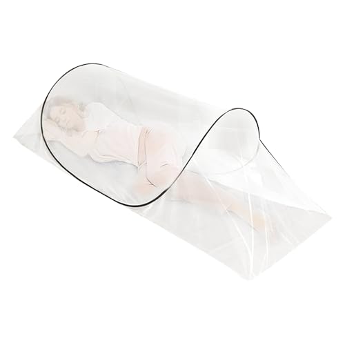 Mosquitera para Cama - Tejido de Malla Ligero, Agujeros Finos Transpirables, diseño de toldo Colgante Duradero | Red Repelente de para Dormir en el Dormitorio, Barrera Segura contra Insectos