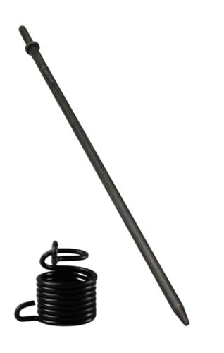 Punzón neumático largo de 18 pulgadas con vástago de 0.4 pulgadas de acero 2