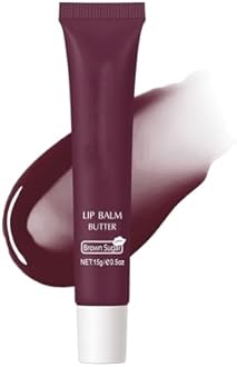 CHIFURE Summer Lip Balm Butter,Nourishing Lip Gloss Balm Set,Long-lasting Non-Sticky Lip Care with Natural Ingredients,Shea & Olive Butter,Soothes Softens Dry Lips,0.5 Oz(#6-Brown Sugar)