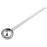 REDANT Long Handle Stainless Steel Coffee Scoop – 2 Tablespoon Measuring Spoon for Ground Coffee & Powder – Includes Teaspoon and Funnel Design (2 TPSP)