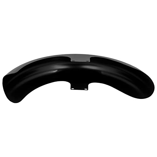 Image of 21-Inch Front Fender Fit for Harley Touring 1996-2023 | Matte Black Front Mudguard for 130 /R21 Tires, Fits Road King, Road Glide, Street Glide, Electra Glide and Custom Baggers