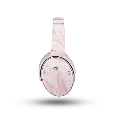 Image of Headphone Skin Compatible with Bose QuietComfort Headphones (2023) - Silky Pink - Premium 3M Vinyl Protective Wrap Decal Cover - Easy to Apply | Crafted in The USA by MightySkins
