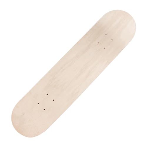 Chatonshen Blank Skate Deck Diseñado para Niños Ideal para Pintar Madera Robusta Y Fácil de Mover Promueve Creatividad Y Habilidades Motoras Adecuado para Regalo, 80cm Sin Ruedas