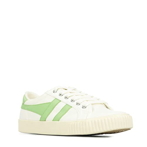 Image of Gola Women's Tennis - Mark Cox Off-White /Patina Green 6 Medium