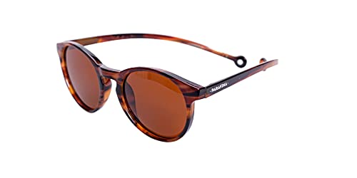 PARAFINA Isla Gafas de Sol para Mujer y Hombre, Protección UV400, Gafas Eco-Friendly Polarizadas, Resistentes al Agua y Ultra Ligeras, Montura Eco-friendly color Carey Ámbar y Lentes Marrones Cover