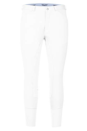 TuffRider Mens Full Seat Patrol Breeches 36 White