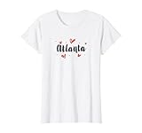 Photo Gallery maglietta con scritta "i heart atlanta georgia", motivo: cuori maglietta Photo Gallery maglietta con scritta "i heart atlanta georgia", motivo: cuori maglietta