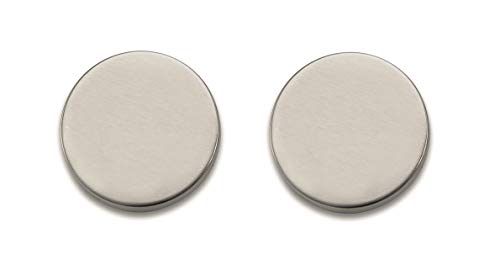 Bricard 668029 Paire de rosaces INOX Tempo Design pour Porte Intérieure sans Clé, Salon, Cuisine