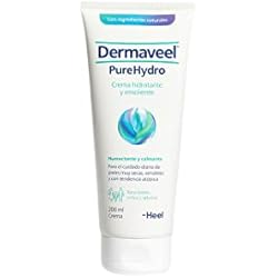 Emoliente Para Bebés Heel - Dermaveel PureHydro, Crema Emoliente con D-Pantenol y Defensil-Plus, Hidrata, Protege, Suaviza, Regenera y Reduce la Sequedad en Pieles Secas, Sensibles y Atópicas, Apto para Bebés - 200 ml