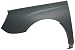 OE Replacement Chevrolet Malibu Front Driver Side Fender Assembly (Partslink Number GM1240306)