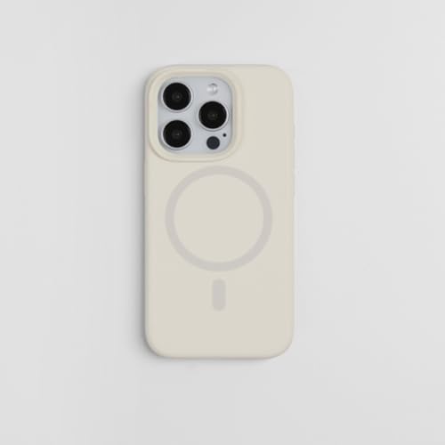 Coque silicone liquide pour iPhone 14 protection magnétique chic