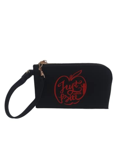 Carteira De Mão Princesas Branca De Neve Maça Oficial Disney Preta