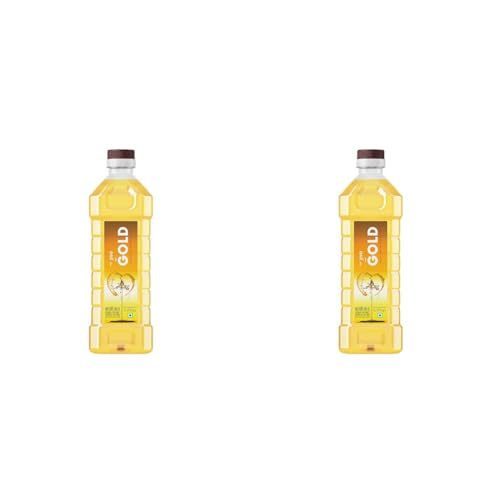 Image of Jivo Gold Refined Oil | Blend of Rice Bran Oil & Sunflower Oil | Cooking oil|Pro Healthy Lifestyle Edible Oil 1 litre (Pack of 2)